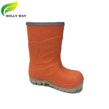 Bottes de pluie en PVC pour enfants avec doublure en laine